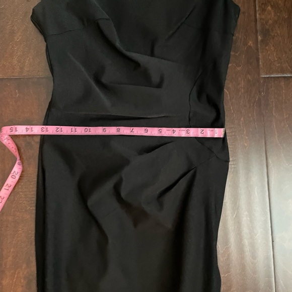 NWT MUXXN asymmetrical neck black pencil dress - Size S - Picture 6 of 7